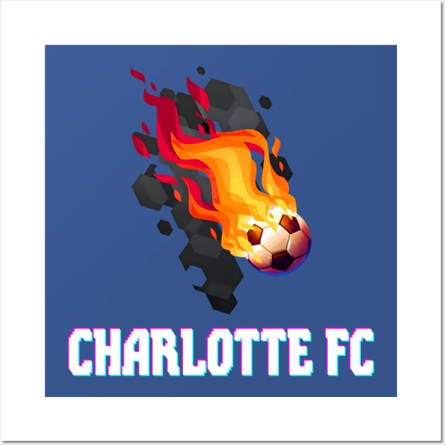 Charlotte Soccer Wall Art by Don Ga Bang